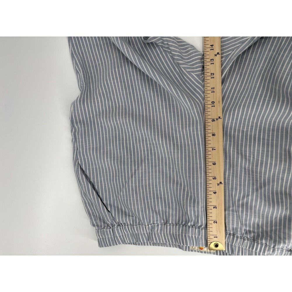 Marine Layer Women Pants L Striped Tencel Pull On Pockets Stretch Momcore Lounge - Picture 8 of 10